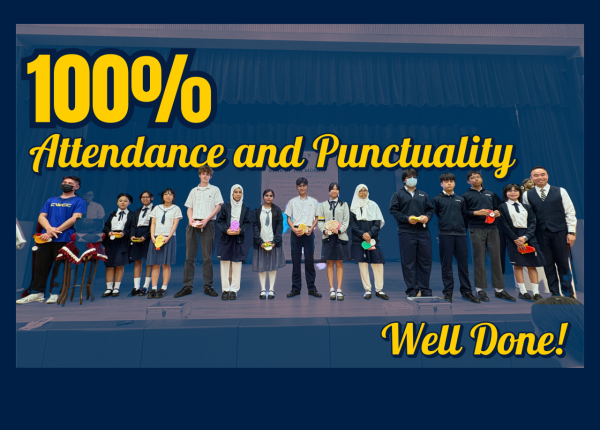 Celebrate our students who achieved 100% attendance and punctuality!